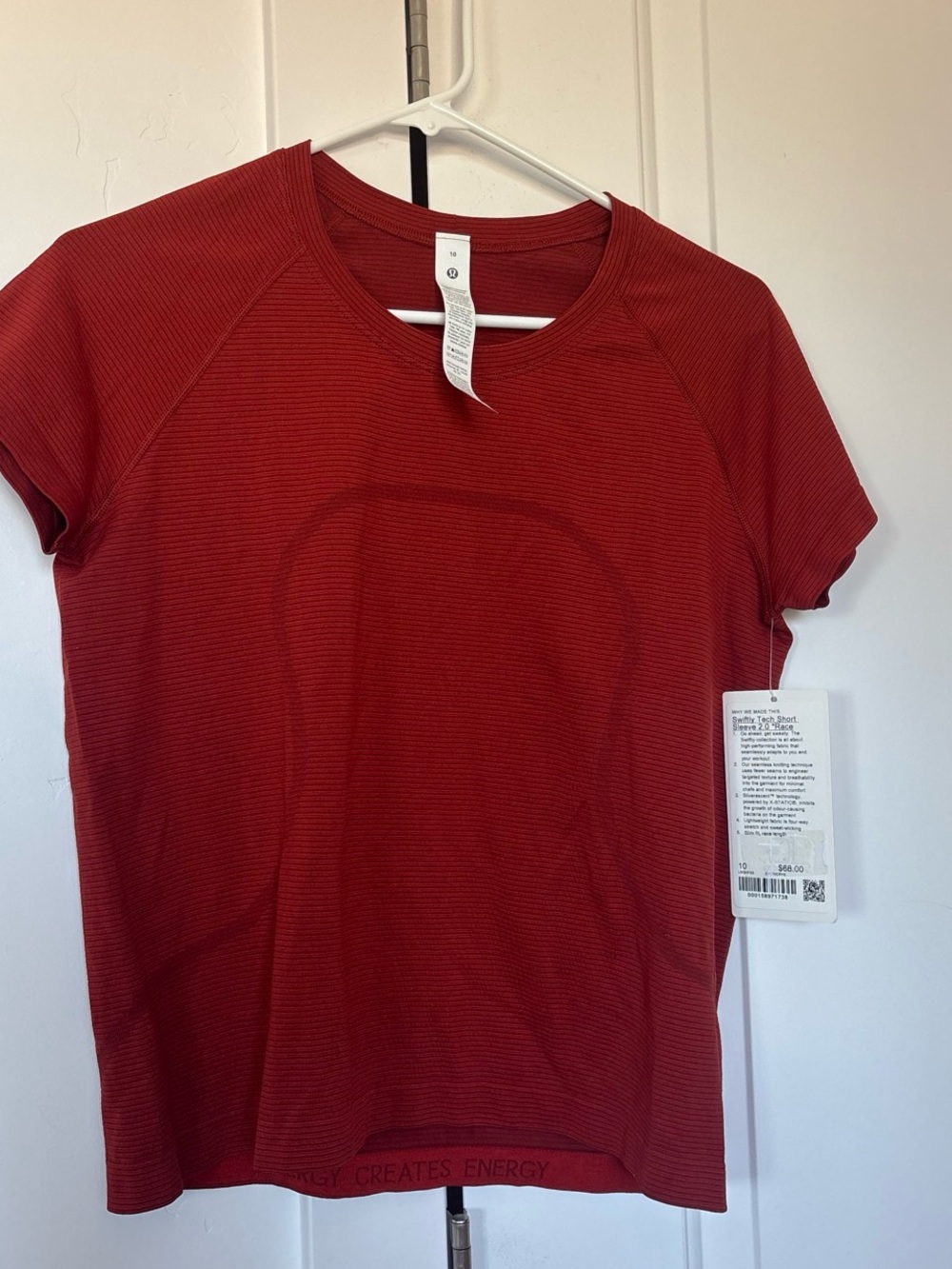 NWT lululemon athletica swiftly tech 2.0 race length Sleeve Tee